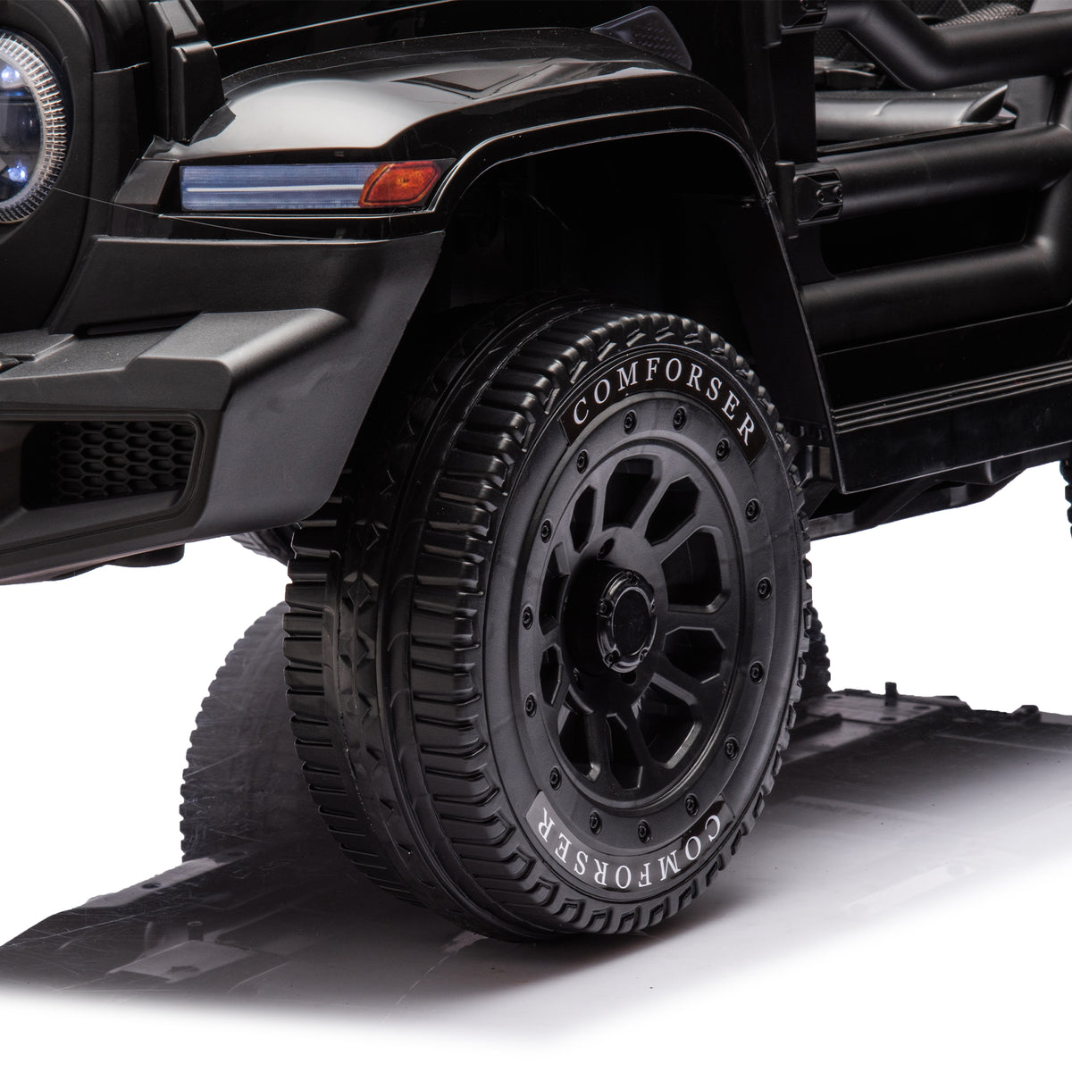 24V Ride On Car For Kids Battery Powered Ride On 4Wd Toys With Remote Control,Parents Can Assist In Driving,Music And Lights,Five Point Safety Belt,Rocking Chair Mode For Back And Forth Swinging Black Polyethylene
