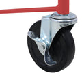 Drywall Lift Panel 11' Lift Drywall Panel Hoist Jack Lifter, Red Black Black Red Steel