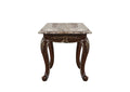 Gloria End Table White Desk Top Primary Living Space Traditional Open Storage Coffee & End Tables Glossy Wood