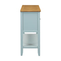Cambridge Series Large Storage Vintage Console Table With Four Small Drawers And Bottom Shelf For Living Rooms, Entrances And Kitchens Lime White, Old Sku: Wf190263Aak Lime White Solid Wood Mdf