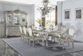 Bently Dining Table Champagne Finish Dn01367 Champagne Solid Wood Mdf