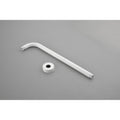 Shower System With Shower Head, Hand Shower, Slide Bar, Bodysprays, Shower Arm, Hose, Valve Trim, And Lever Handles White Wall Mounted Bathroom Brass