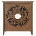 2 Door Cabinet, American Furniture, Suitable For Bedroom, Living Room, Study Walnut Mdf