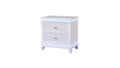 Opium Queen 5 Pc Bedroom Set In Milky White Box Spring Required Queen White Wood 5 Piece Set Bedroom Bed Included,Chest Included,Dresser Included,Mirror Included,Nightstand Included Contemporary,Modern Upholstered Built In Lighting Wood