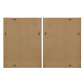 Hand Embellished Abstract 2 Piece Framed Canvas Wall Art Set Multi Wood