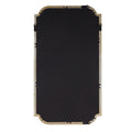 Gold Soped Wood Wall Mirror Gold Mdf
