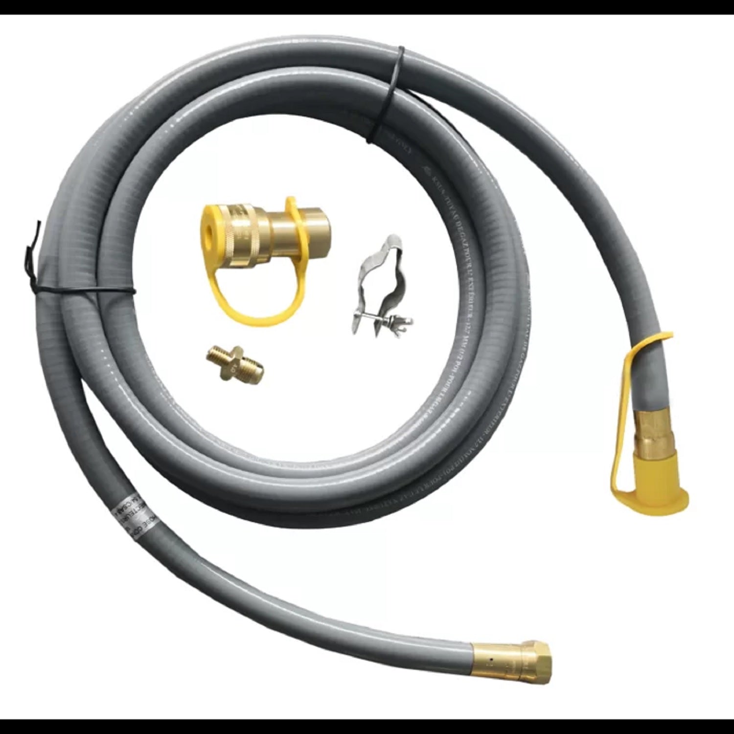 Fire Pit Natural Gas Conversion Kit Gray Modern Abs Rubber Steel Q235 Abs Rubber Steel Q235