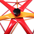 Kid'S Universal Exercise Dome Climber Outdoor Monkey Climbing Bars Play Center For Fun Red Metal