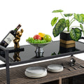 Outdoor Wicker Bar Cart, Patio Wine Serving Cart W Wheelsrolling Rattan Beverage Bar Counter Table W Glass Top For Porch Backyard Garden Poolside Party, Light Brown Light Brown Garden & Outdoor