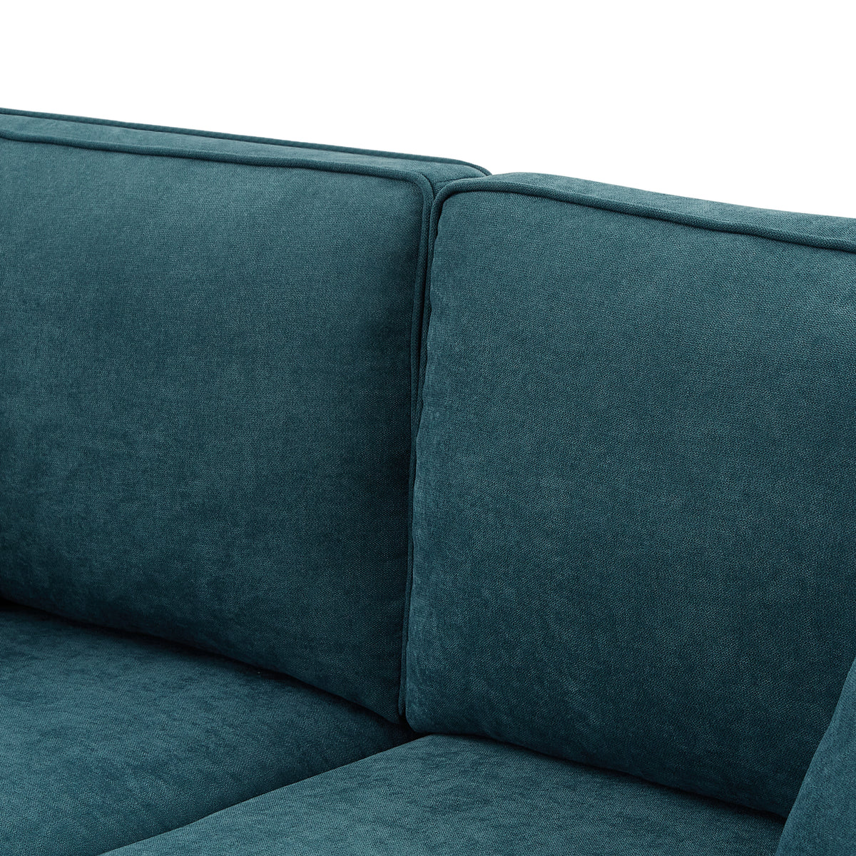 Modern Sofa For Living Room,61" Green Chenille Sofa Couch, Sectional Beautiful Seat Sofa Couch With Brown Legs, Upholstered Sofa For Apartment Bedroom Home Office Lake Green Brown Wood Primary Living Space Soft Cushion Back American Design Rolled Arms