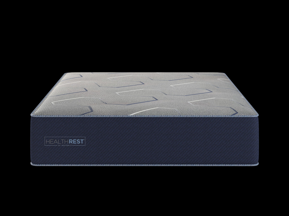Healthrest By Restonic Polarbreeze Super Plush, Twin Navy Blue Steel Foam