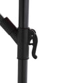 10Ft Solar Led Offset Hanging Market Patio Umbrella Khaki No Khaki Garden & Outdoor Steel