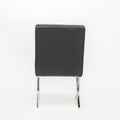 Pavilion Dining Chair Set Of 2 Black Tufted Back Foam Leather