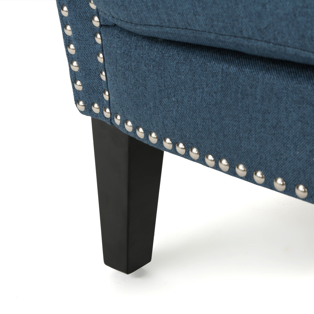 Club Chair Navy Blue Fabric