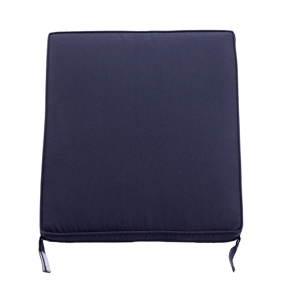 3 Pieces Outdoor Swivel Rocker Patio Chairs, 360 Degree Rocking Patio Conversation Set With Thickened Cushions And Glass Coffee Table For Backyard, Navy Blue Navy Blue Steel