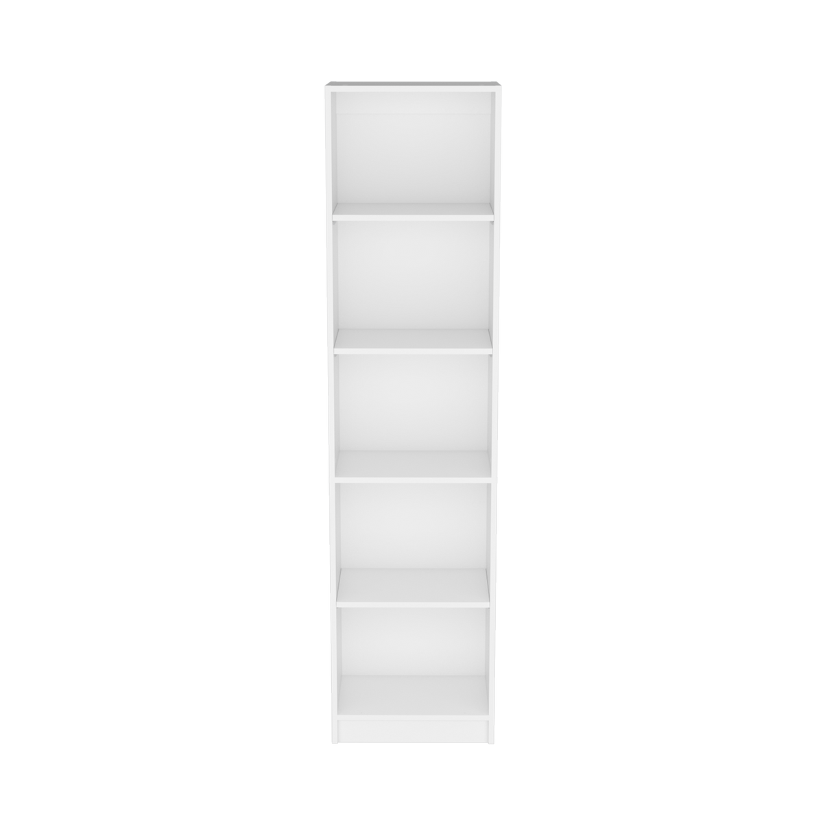 Bookcase Xs Benzoni, Office, White White Particle Board Engineered Wood