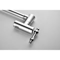 Wall Mount Folding Kitchen Pot Filler Faucet Chrome Brass