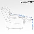 Dual Motor Infinite Position Up To 350 Lbs Leatheraire Power Lift Recliner Chair, Heavy Duty Motion Mechanism With 8 Point Vibration Massage And Lumbar Heating, Stainless Steel Cup Holders, Grey White Metal Primary Living Space Heavy Duty Pine Grey Faux