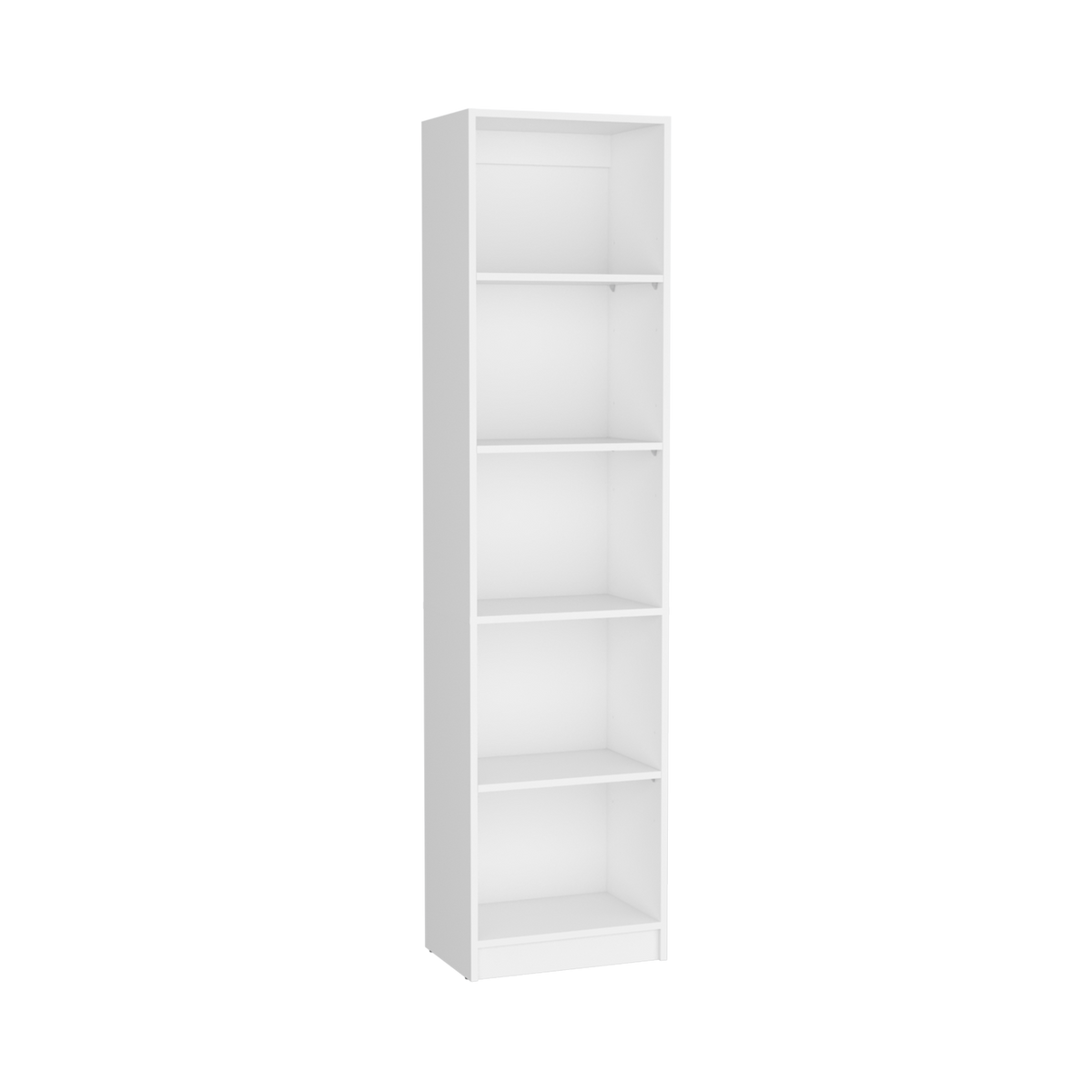 Bookcase Xs Benzoni, Office, White White Particle Board Engineered Wood