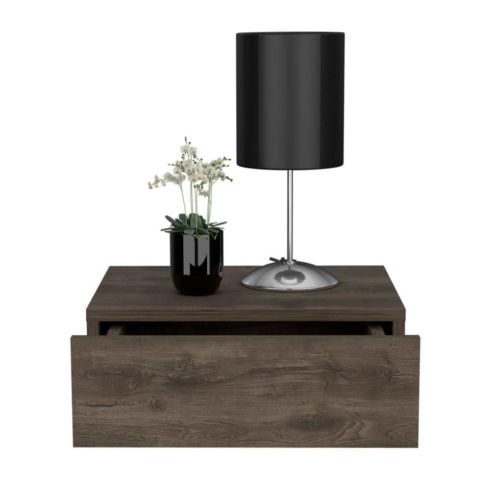 Nightstand Isola, Bedroom, Dark Brown Dark Brown Particle Board Engineered Wood