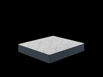 Restonic Comfortcare Dreamlux Plush, Twin Extra Long White Blue Steel Foam