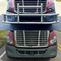 Front Bumper Deer Guard For Freightliner Cascadia 2008 2017 With Bracket G04018 Silver Stainless Steel
