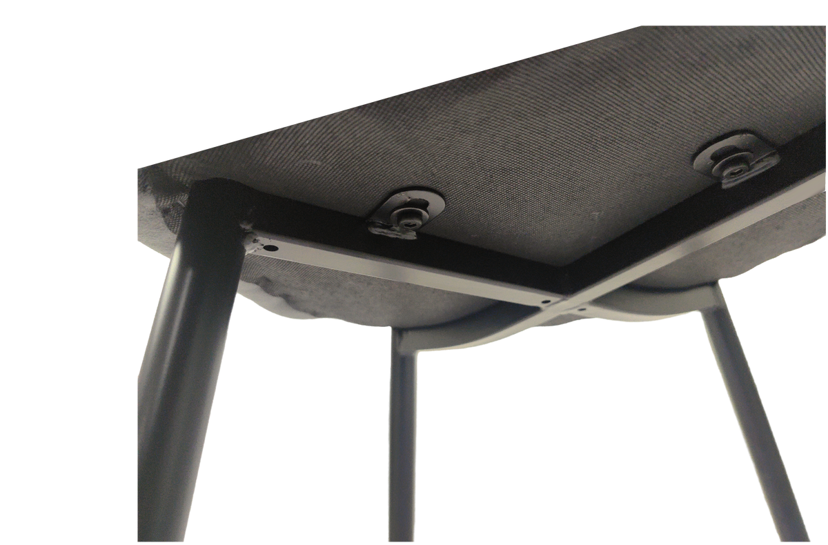 Dining Chairs Set Of 4, Modern Accent Chairs With Soft G Suede Fabric Upholstered Seat, Spoon Shape Kitchen Chair With Black Metal Legs Dining Side Chairs For Dining Room Kitchen Grey Metal Grey Kitchen Dining Chairs Foam Suede