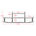 Front Bumper Deer Guard For International Prostar 2008 2016 With Brackets G04018 Silver Stainless Steel