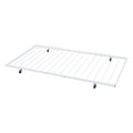 Full Xl Over Queen Metal Bunk Bed With Twin Size Trundle, White White Iron