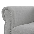 80.7'' 2 In 1 Sofa Bed Sleeper With Large Memory Mattress 63''*70.9*3.3 Inch , For Living Room Spaces Bedroom Gray Polyester