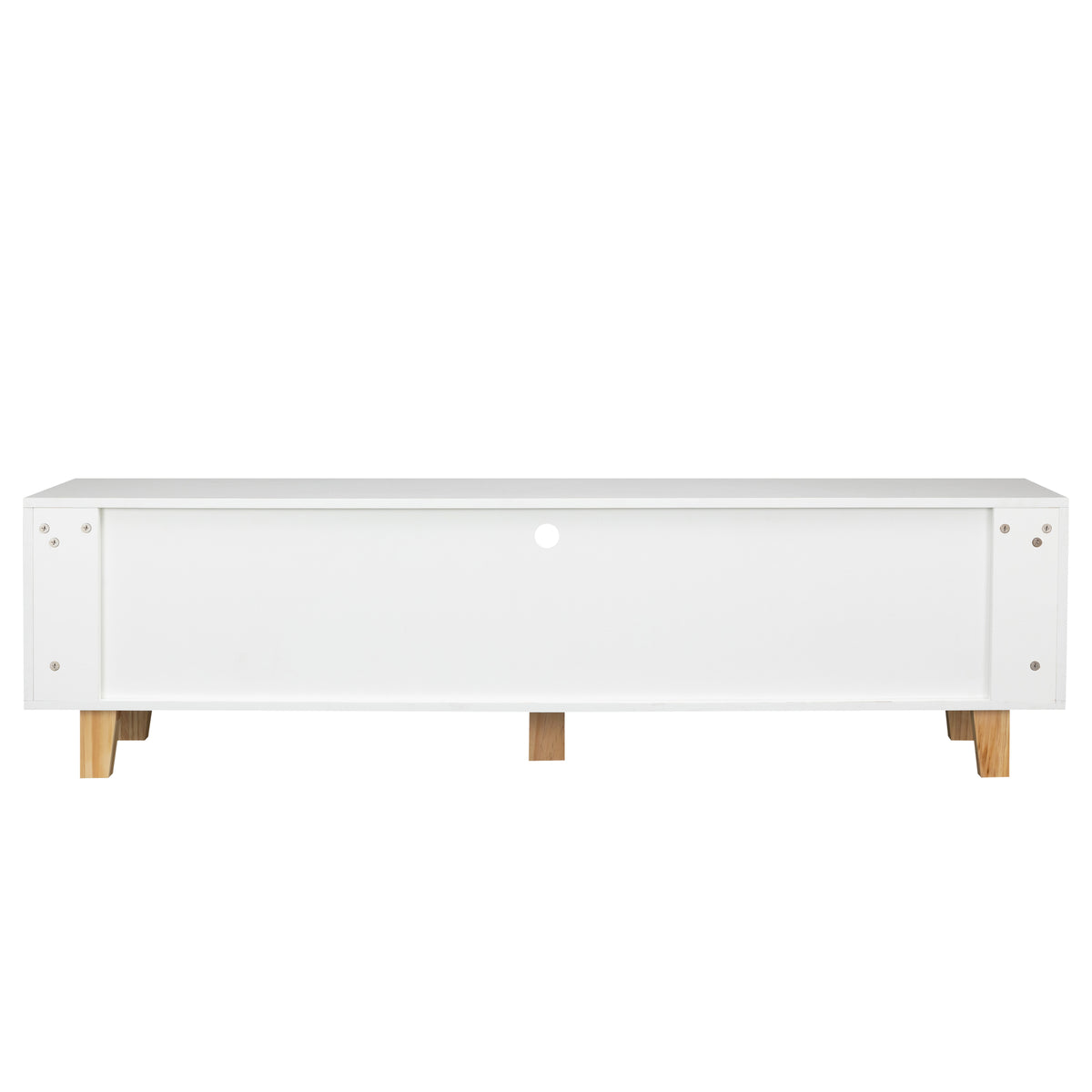 Tv Stand,Tv Cabinet,Entertainment Center,Tv Console,Media Console,Plastic Door Panel,With Led Remote Control Light,Sliding Door,Metal Handle,Solid Wooden Leg,Can Placed In The Living Room,Color:White White White Primary Living Space 60 69 Inches 60 69