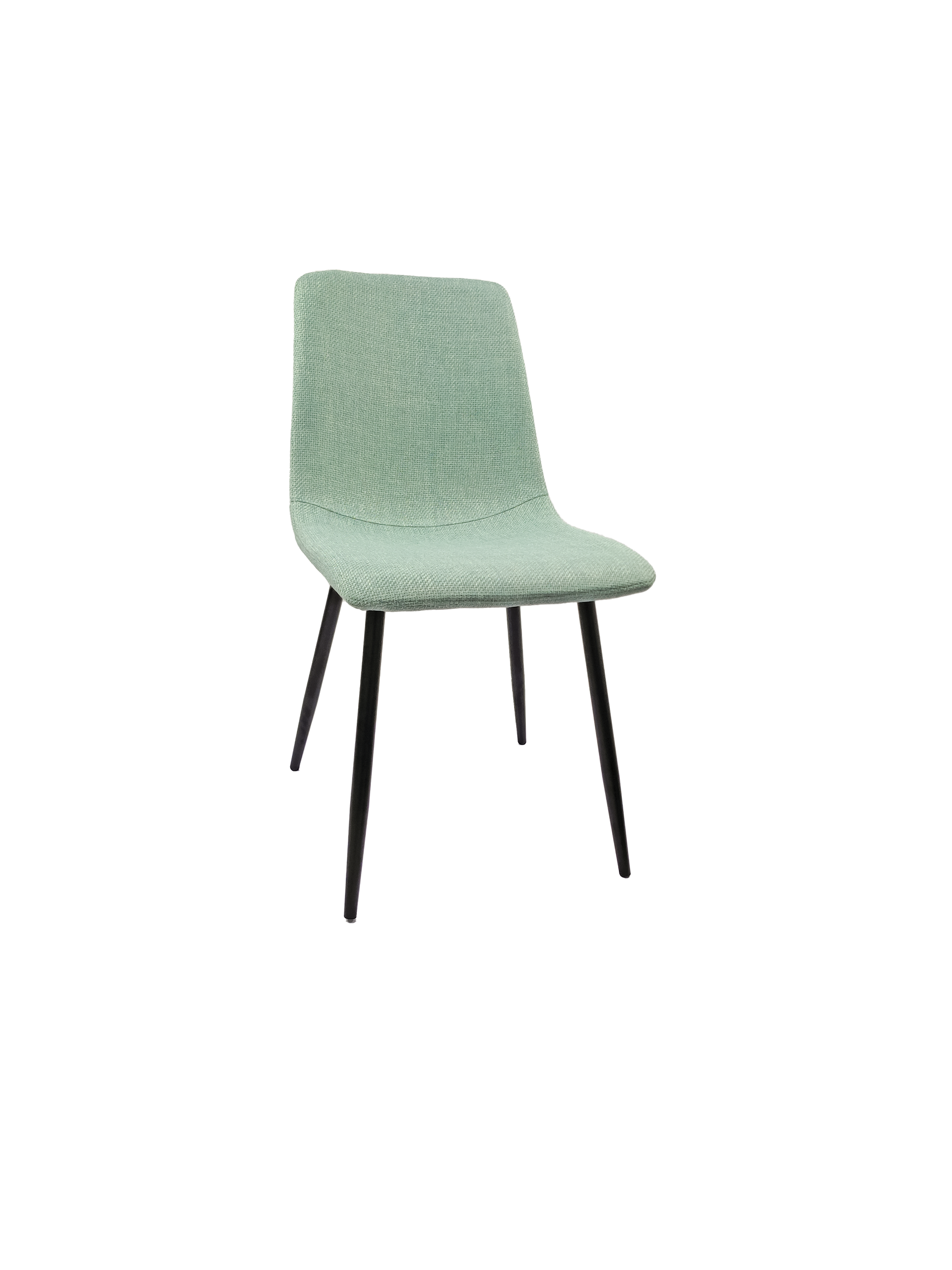 Mdf Wood Colour Dining Table And Modern Dining Chairs Set Of 4, Mid Century Wooden Kitchen Table Set, Metal Base & Legs, Dining Room Table And Linen Chairs Natural Wood Kitchen Mid Century Modern Mdf