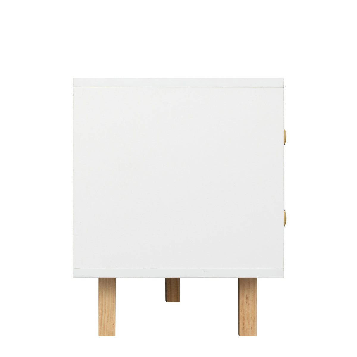 Tv Stand,Tv Cabinet,Entertainment Center,Tv Console,Media Console,Plastic Door Panel,With Led Remote Control Light,Sliding Door,Metal Handle,Solid Wooden Leg,Can Placed In The Living Room,Color:White White White Primary Living Space 60 69 Inches 60 69