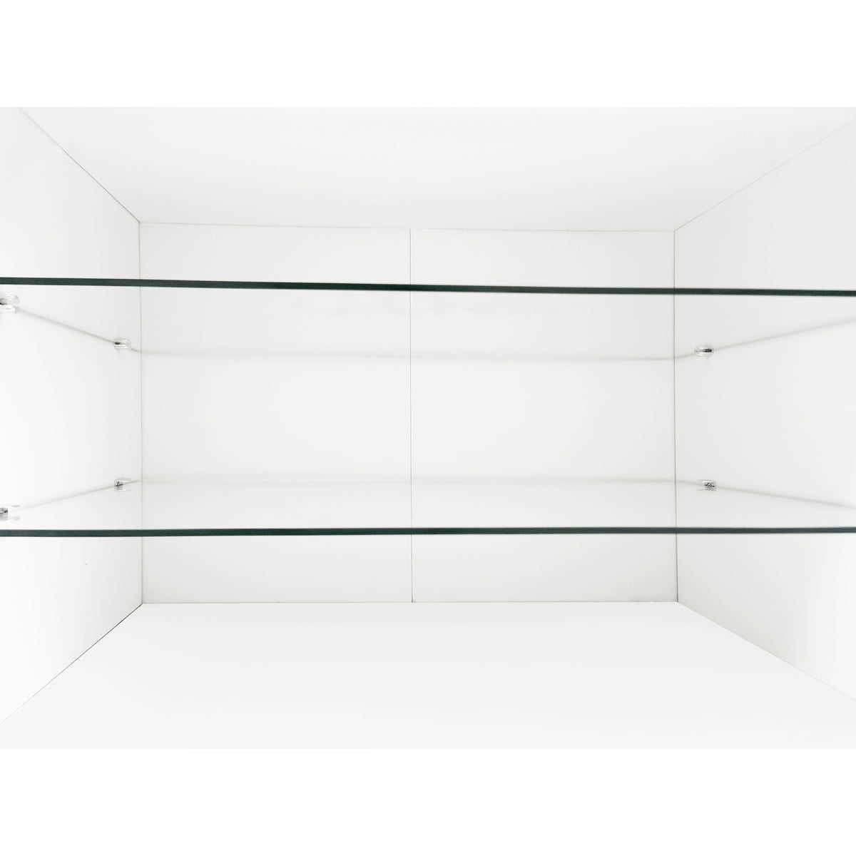 Unique Design Tv Stand With 2 Glass Shelves, Large Storage Space Media Console For Tvs Up To 105", Versatile Tv Cabinet With Led Color Changing Lights For Living Room, White White Primary Living Space 90 Inches Or Larger Particle Board