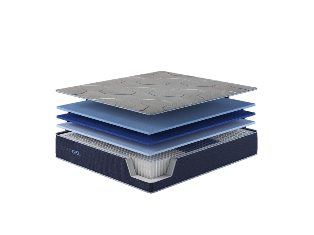 Healthrest By Restonic Polarbreeze Lux Firm, Twin Navy Blue Steel Foam