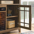 55 Inch Tv Media Stand With Electric Fireplace Kd Inserts Heater,Reclaimed Barnwood Color Powder Coated Electric Reclaimed Barnwood Vent Free Primary Living Space Yes Insert Temptered Glass Stainless Steel Mdf Electric