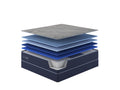 Healthrest By Restonic Polarbreeze Super Plush, Twin Extra Long Navy Blue Steel Foam