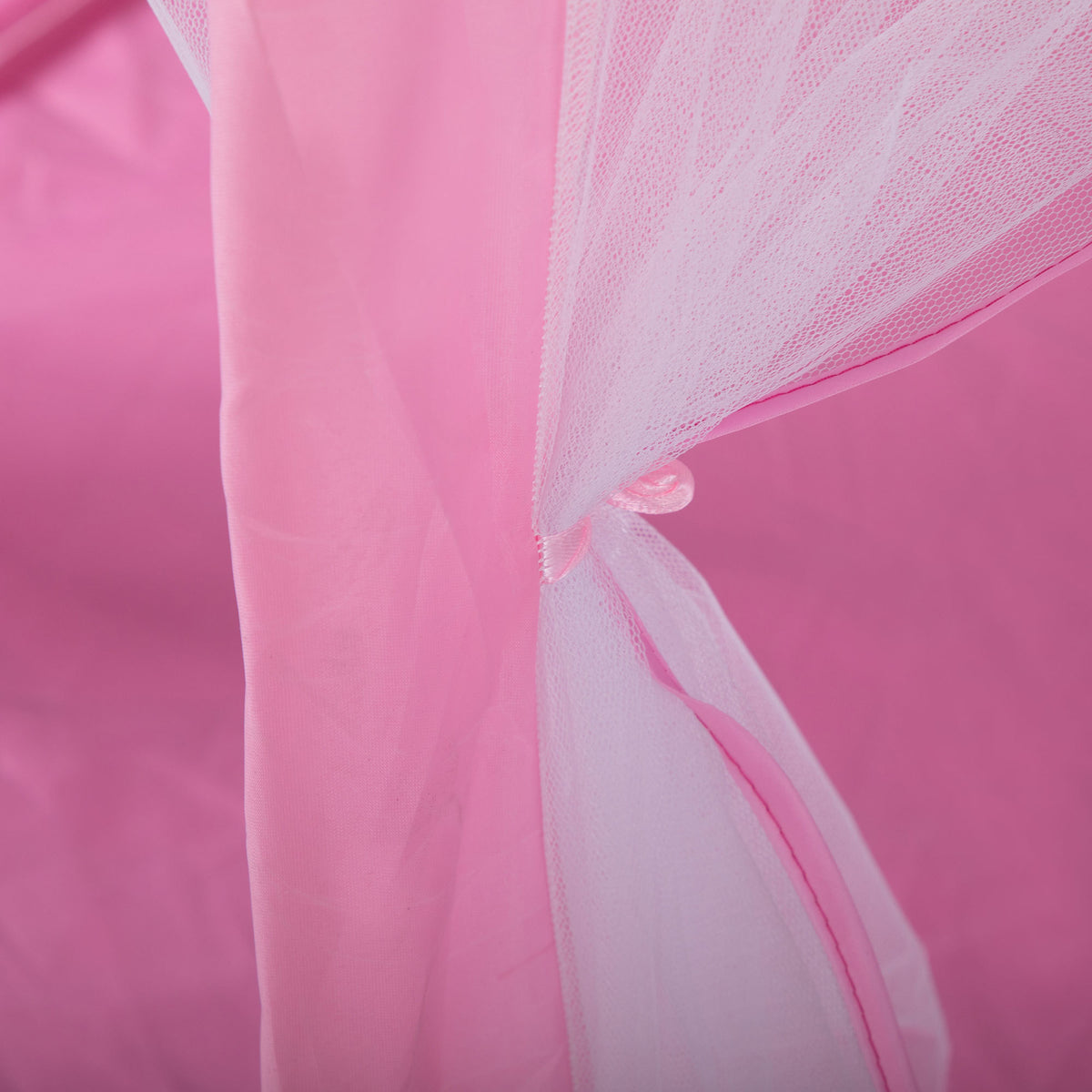 53"H Princess Castle Play Tent House With Led Star Lights For Kids, Indoor And Outdoor, Pink Pink Polyester