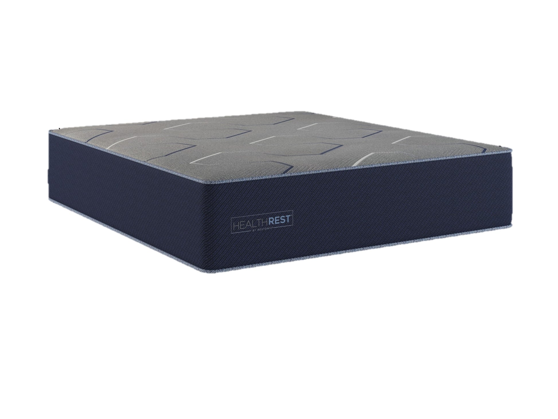 Healthrest By Restonic Polarbreeze Plush, Queen Navy Blue Steel Foam