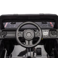 24V Ride On Large Pickup Truck Car For Kids,Ride On 4Wd Toys With Remote Control,Parents Can Assist In Driving,Bluetooth Music Version,Pickup Truck Design With Spacious Storage In The Rear. Black Polyethylene