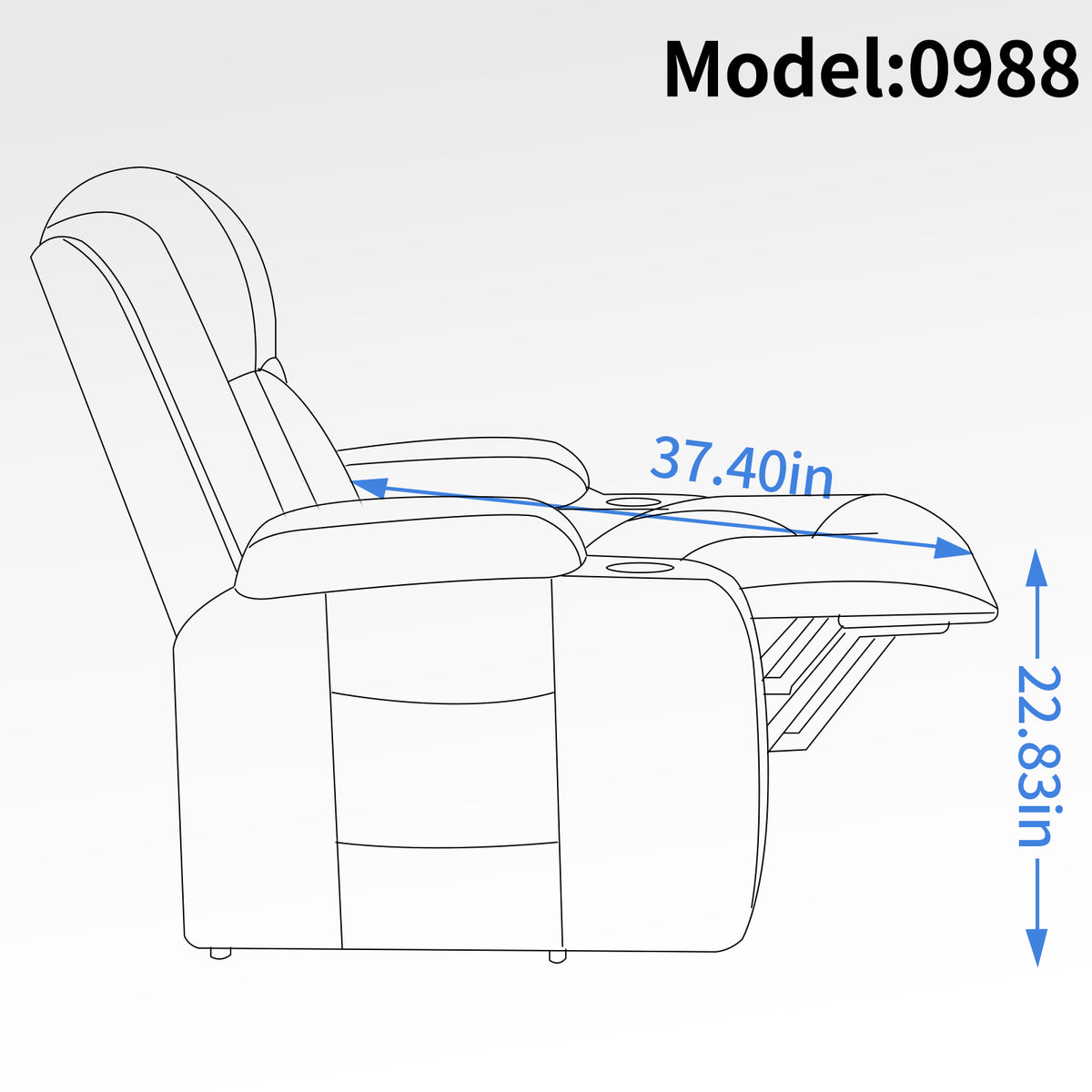 Infinite Position Single Motor Up To 350 Lbs Power Lift Recliner Chair For Elderly, Heavy Duty Motion Mechanism With 8 Point Vibration Massage And Lumbar Heating, Usb Charging Port, Cup Holders, Brown White Metal Primary Living Space Heavy Duty Pine