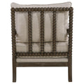 Beige And Natural Removable Back Accent Chair Beige Light Brown Primary Living Space Traditional Foam Fabric