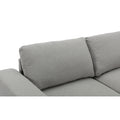 Folding Ottoman Sleeper Sofa Bed, 4 In 1 Function, Work As Ottoman, Chair ,Sofa Bed And Chaise Lounge For Small Space Living, Light Grey Light Grey Foam Linen 2 Seat