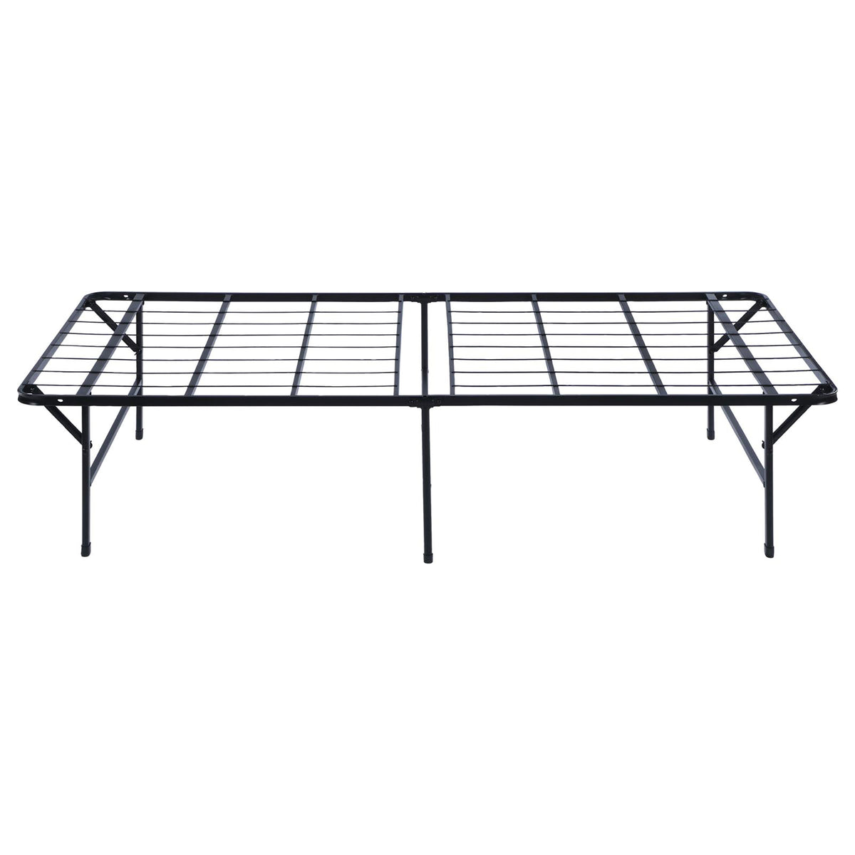 Black Twin Platform Bed Twin Black Metal Bedroom Contemporary,Modern Bed Frame Steel