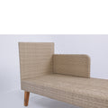 3 Piece Patio Sectional Wicker Rattan Outdoor Furniture Sofa Set Natural Yellow Wicker Dark Grey Cushion Yes Complete Patio Set Dark Grey Rust Resistant Frame Mildew Resistant Cushion Garden & Outdoor Modern Complete Patio Sets Fiber Foam Pads Pe Rattan