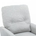 270 Degree Swivel Electric Recliner Home Theater Seating Single Reclining Sofa Rocking Motion Recliner With A Phone Holder For Living Room, Grey Grey Foam Polyester