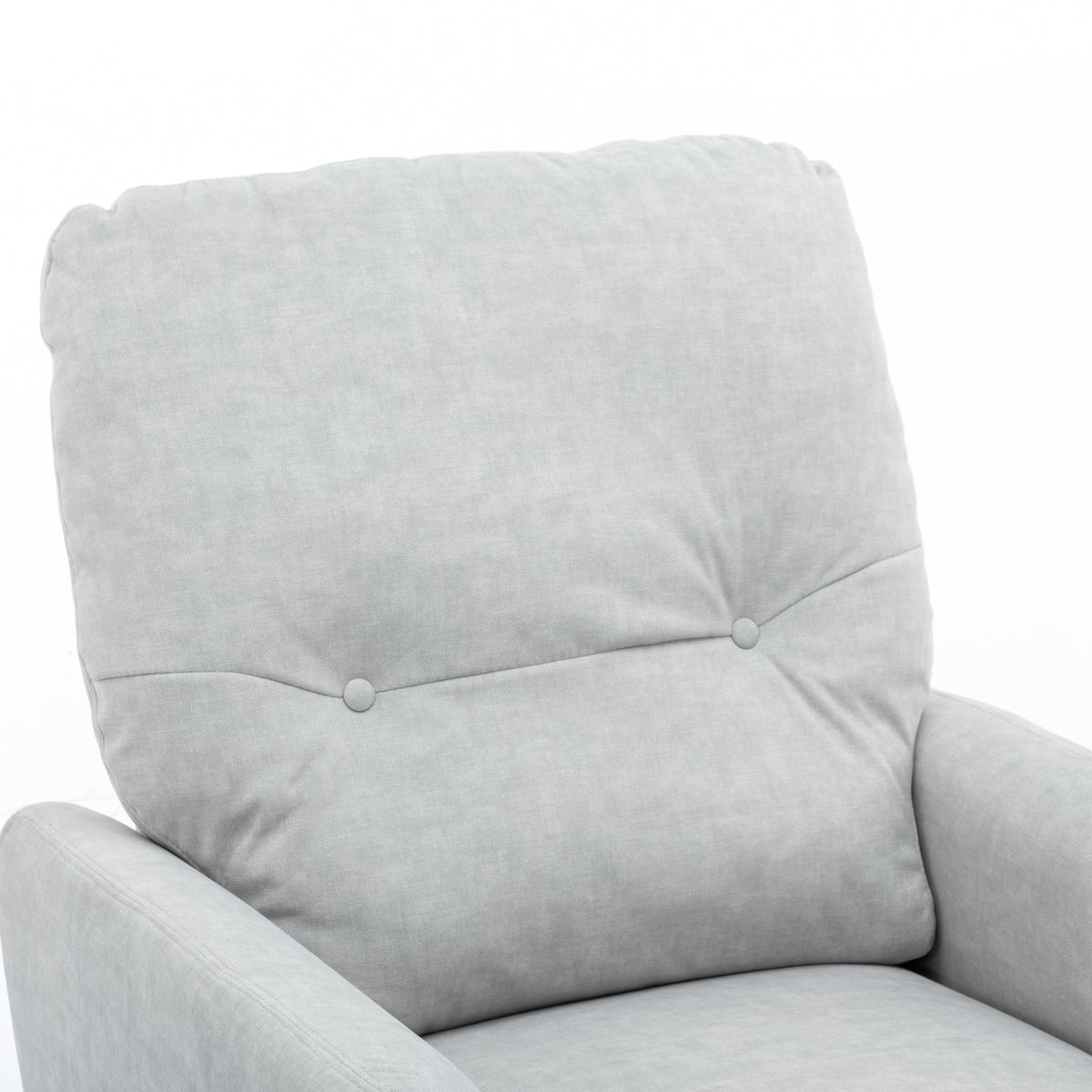 270 Degree Swivel Electric Recliner Home Theater Seating Single Reclining Sofa Rocking Motion Recliner With A Phone Holder For Living Room, Grey Grey Foam Polyester