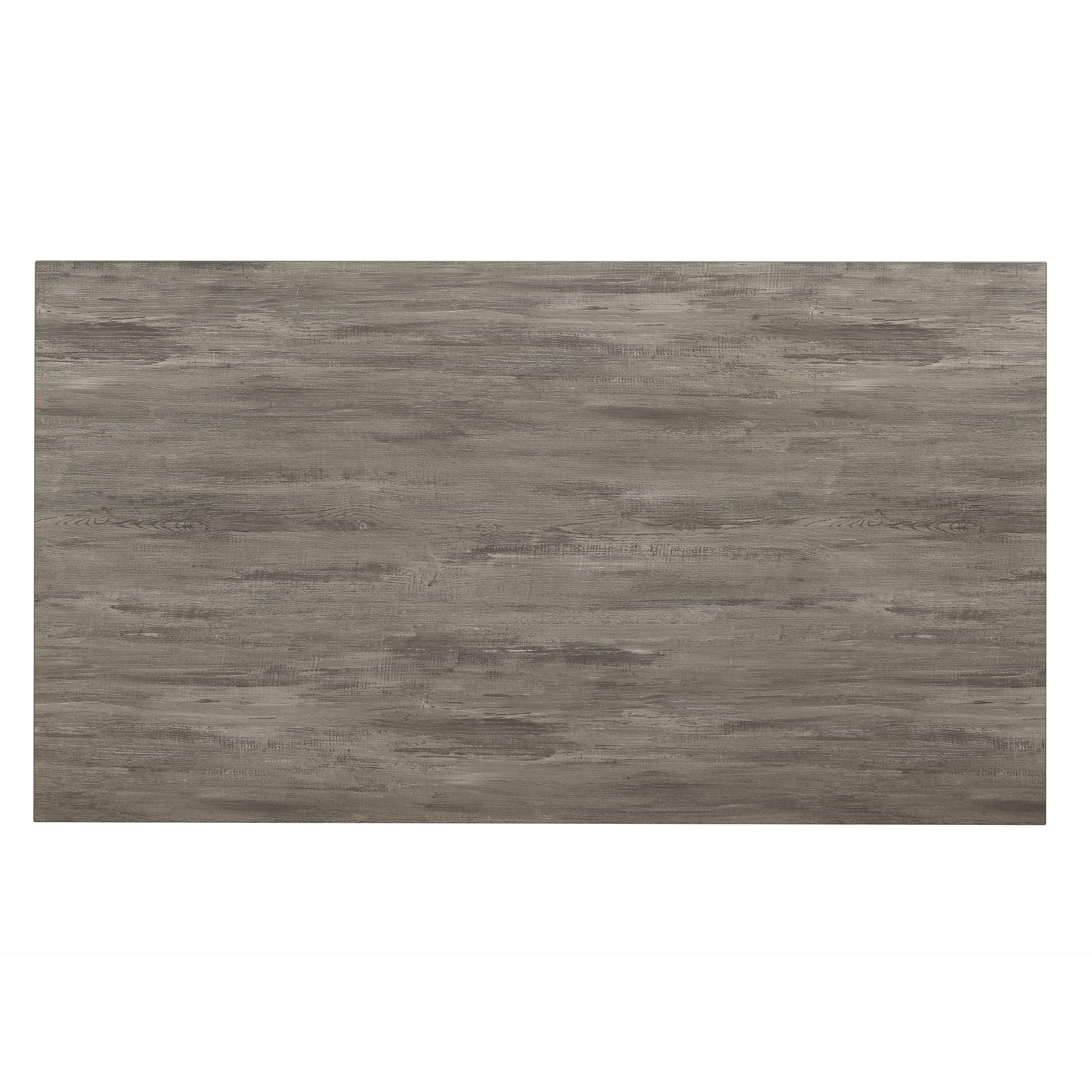 Weathered Gray Finish Rustic Style Dining Table Melamine Top 1Pc Transitional Framing Wooden Furniture Gray Dining Room Rustic,Transitional Wood