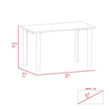 Writing Desk Bobex, Office, Mahogany Mahogany Particle Board Particle Board