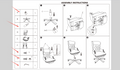 Accessories Of Office Chair Acghj Black Steel